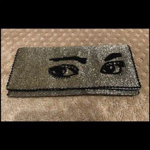 Mary Frances clutch/crossbody, eye wink